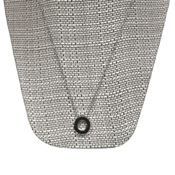 Silver Tone Stainless Steel  initial Pendant necklace Letter O - Picture 4 of 4